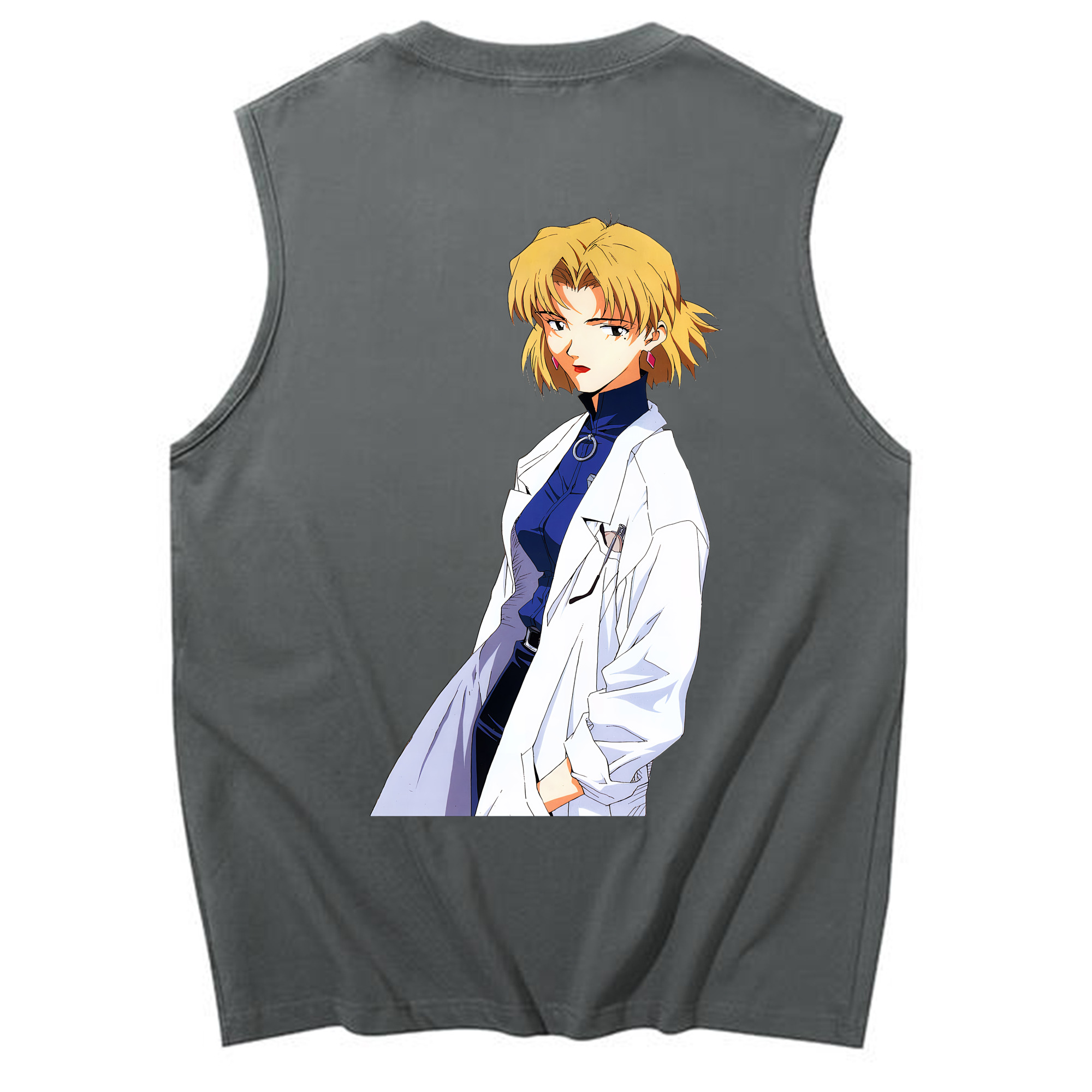 （画像用） EVA 新世紀エヴァンゲリオン コットン100％タンクトップ（背面プリント）